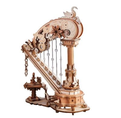 UGEARGEEK - BOITE À MUSIQUE HARPE ÉLÉGANTE