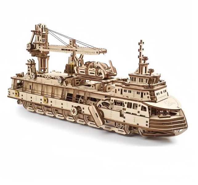 UGEARGEEK - MAQUETTE MÉCANIQUE DE NAVIRE DE RECHERCHE