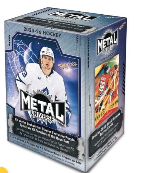 CARTE DE HOCKEY À COLLECTIONNER - UD SKYBOX METAL UNIVERSE HOCKEY 25/26