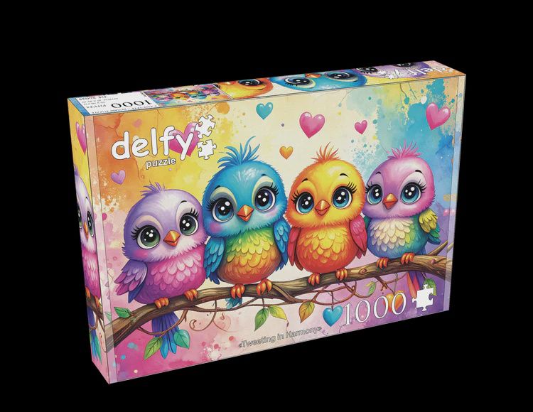 CASSE-TÊTE 1000 PIÈCES DELFY - TWEETING IN HARMONY