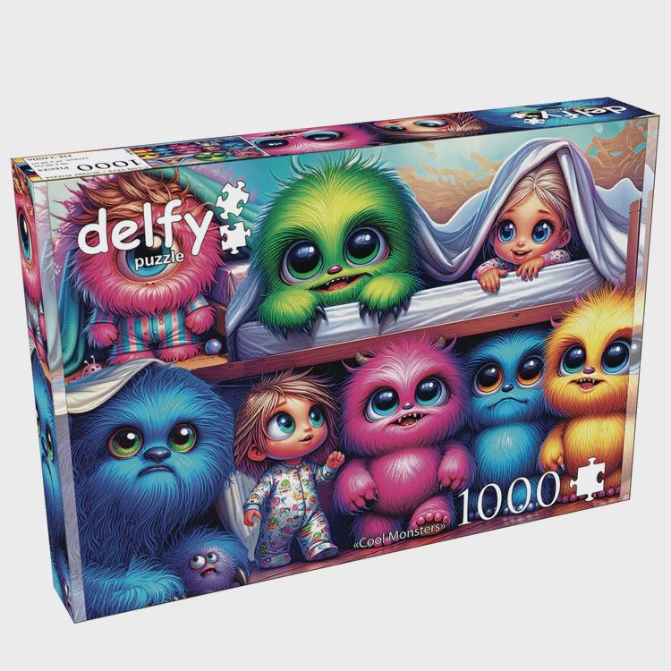 CASSE-TÊTE 1000 PIÈCES DELFY - COOL MONSTERS