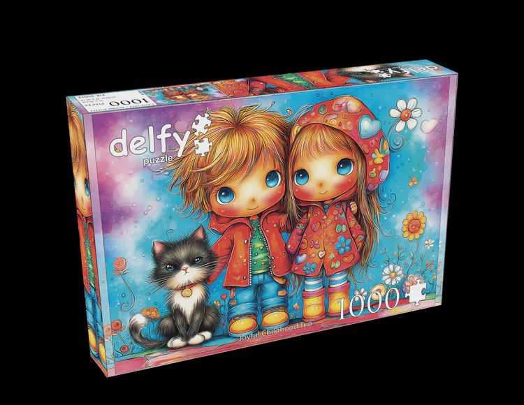 CASSE-TÊTE 1000 PI`CES DELFY - JOYFUL CHILHOOD TRIO