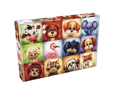 Casse-tête 1000 pièces Delfy - Cuteness in Dozen