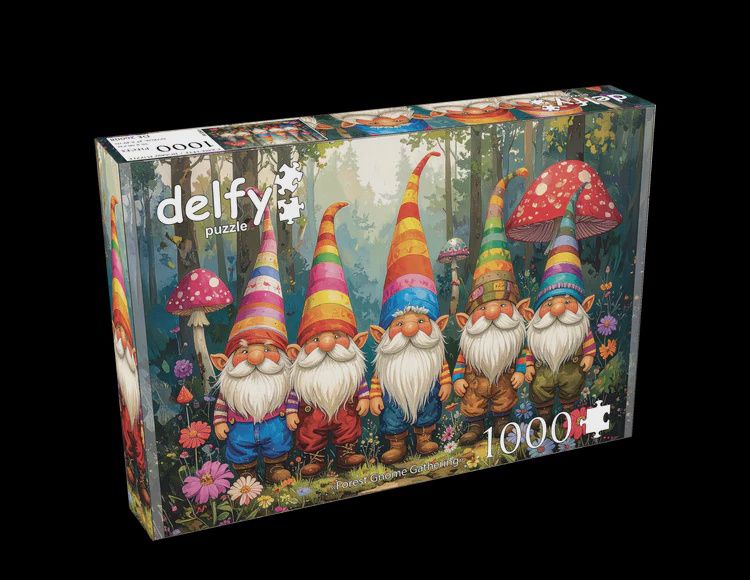 CASSE-TÊTE 1000 PIÈCES DELFY - FOREST GNOME GATHERING