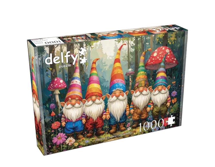 Casse-tête 1000 pièces Delfy - Forest gnome Gathering