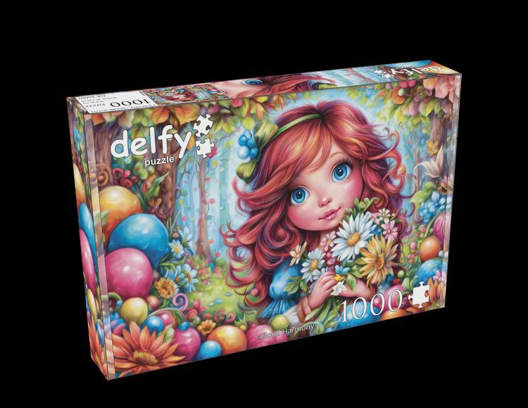 CASSE-TÊTE 1000 PIÈCES DELFY - FLORAL HARMONY