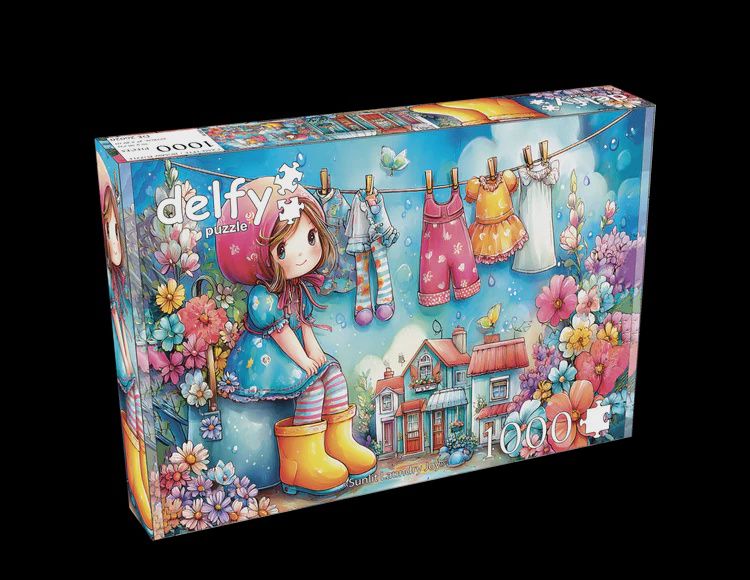 CASSE-TÊTE 1000 PIÈCES DELFY - SUNLIT LAUNDRY JOY
