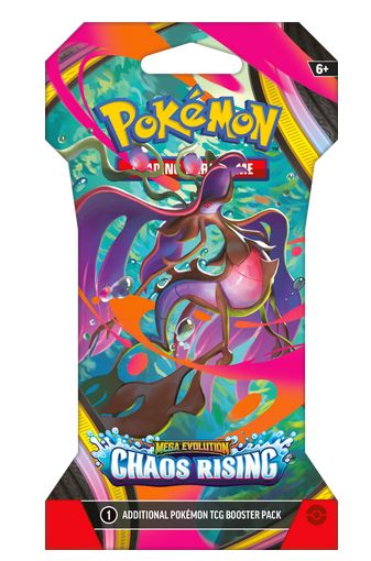 Pokémon - Sleeved Pokémon ME04 Chaos Rising Pack