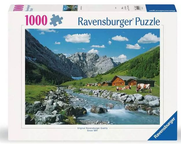 Casse-tête 1000 pièces Ravensburger - Austrian Mountains