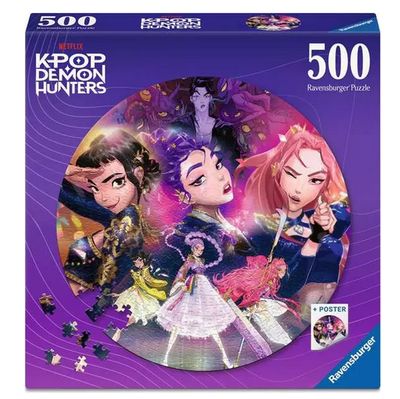 Casse-tête 500 pièces Ravensburger - KPop Demon Hunters: For the Fans!