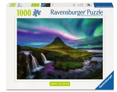 Casse-tête 1000 pièces Ravensburger - Aurora Over Kirkjufell