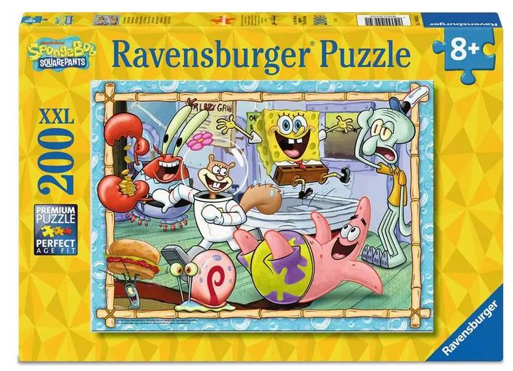 Casse-tête 200 pièces XXL Ravensburger - Spongebob Squarepants