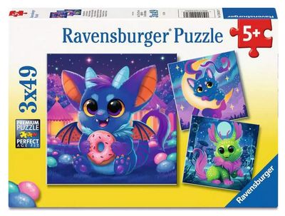 Casse-tête 3 x 49 pièces Ravensburger - Little Demons