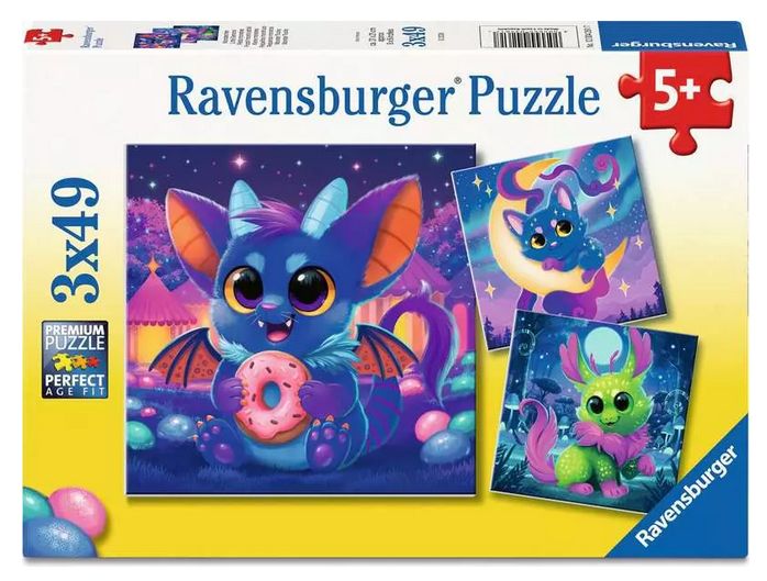 Casse-tête 3 x 49 pièces Ravensburger - Little Demons