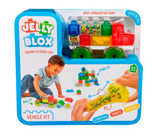 Jelly Blox - Ensemble de véhicules 35 pièces