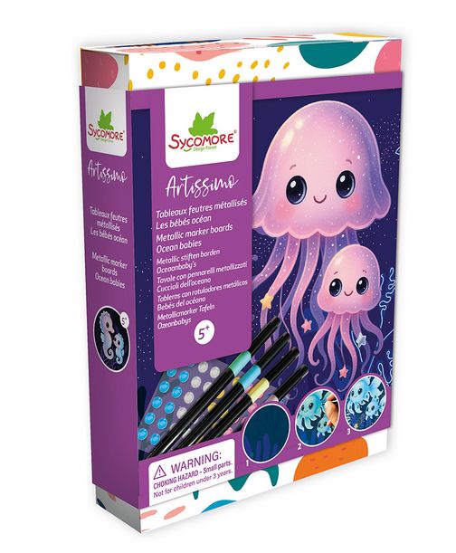 Artissimo - Feutres métallisés - Bébés océan