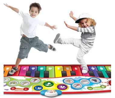 Tapis piano saute et joue