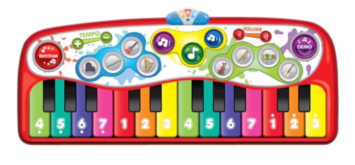 Tapis piano saute et joue