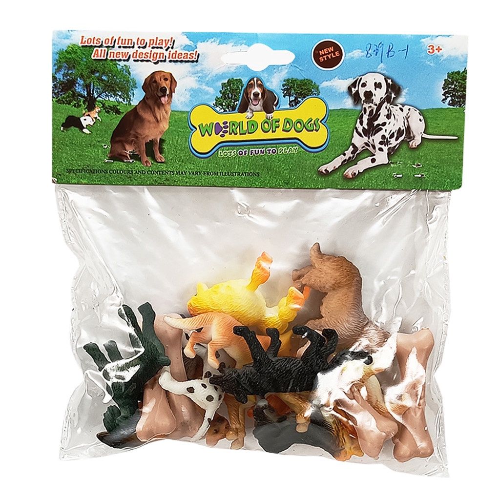 Ensemble de chien 12 pièces 5 cm