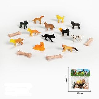 Ensemble de chien 12 pièces 5 cm