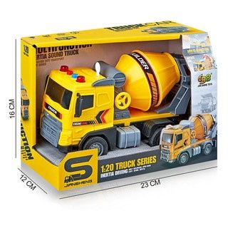 Camion mélangeur à inertie avec son et lumières