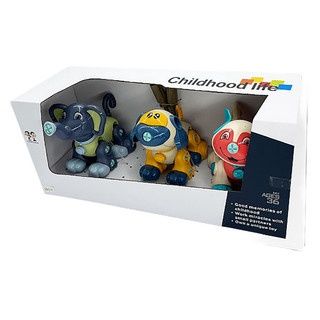 Ensemble de 3 animaux robots à assembler