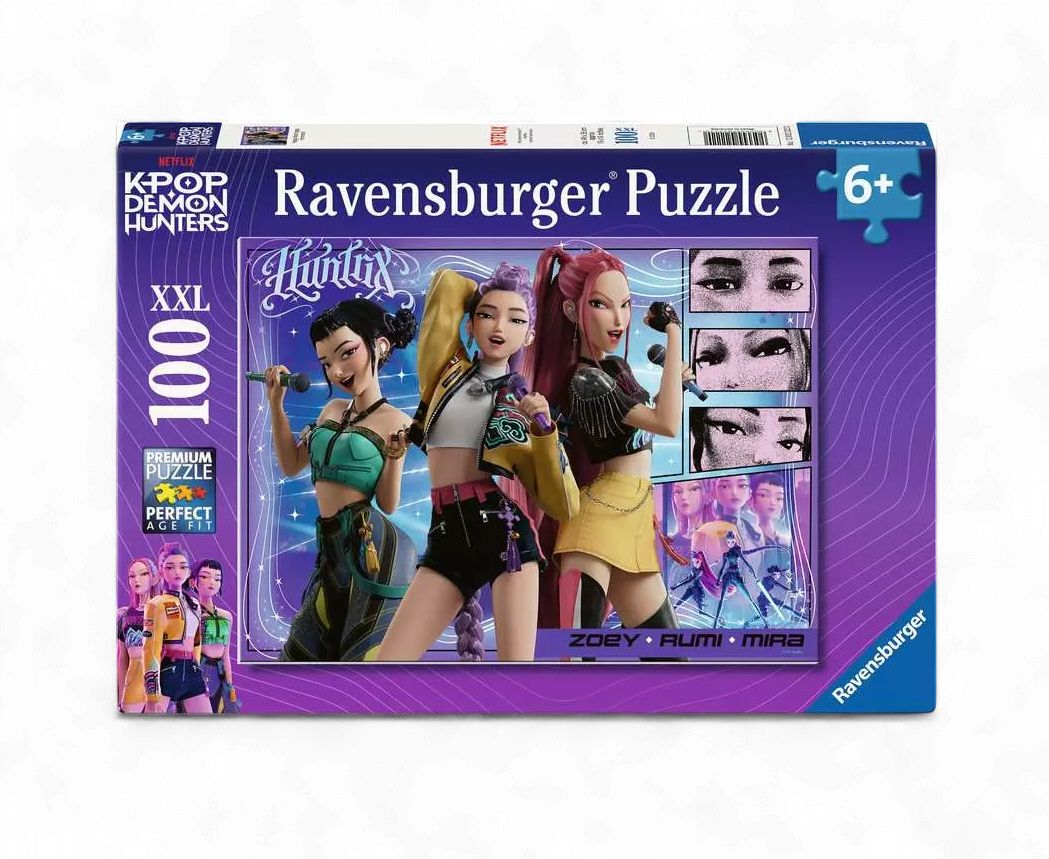 Casse-tête 100 pièces Ravensburger - KPop Demon Hunters - Fans heureux, heureuse Honmoon!