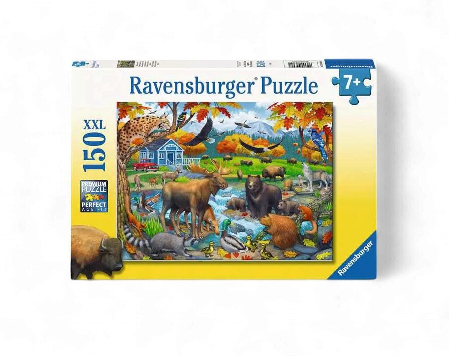 Casse-tête 150 pièces XXL Ravensburger - Rassemblement de faune