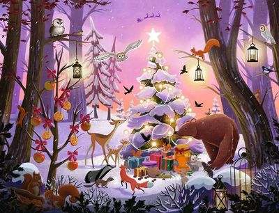 Casse-tête 2000 pièces Ravensburger - Noël dans les bois