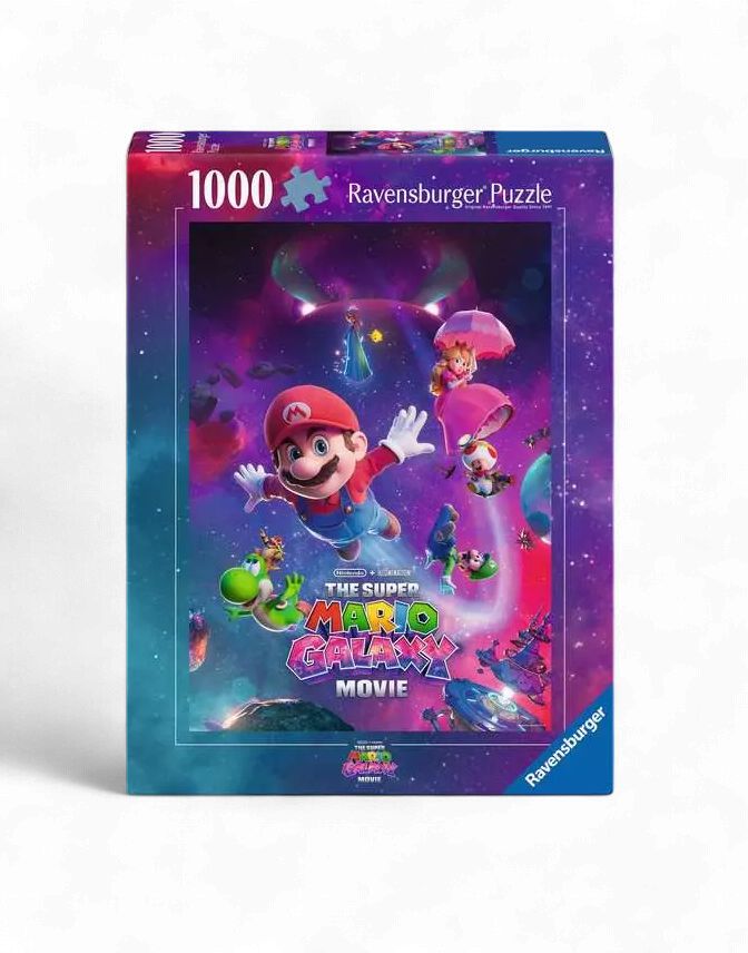 Casse-tête 1000 pièces Ravensburger - Super Mario Galaxie: Aventures galactiques!