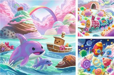 Casse-tête 3x49 pièces Ravensburger - Candy Coastline