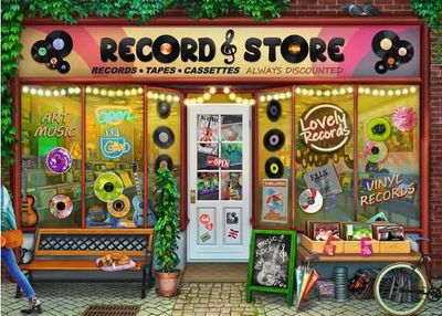 Casse-tête 1000 pièces Ravensburger - Vinyles vintages