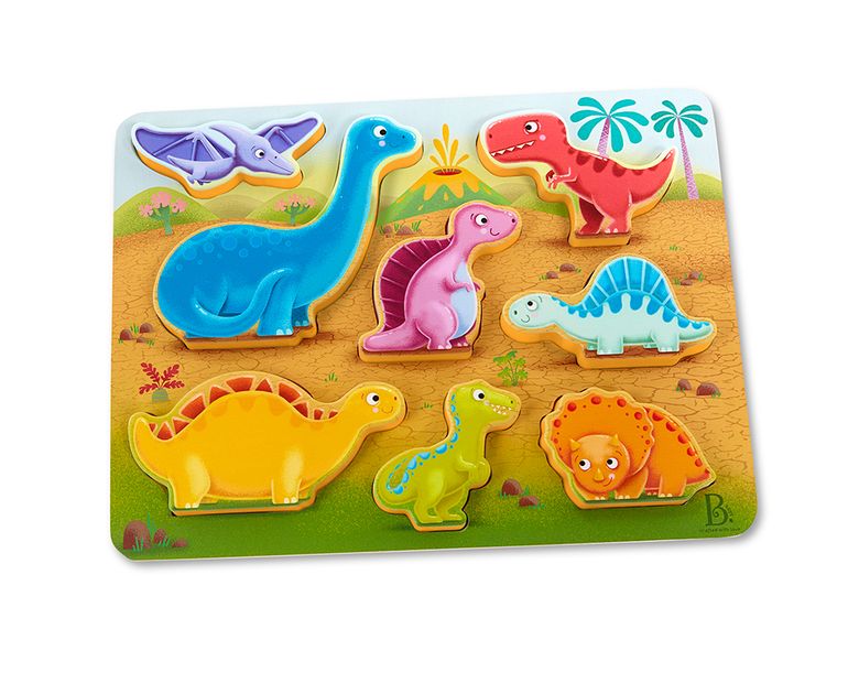 Casse-tête Chunky "Peek &amp; Explore" 8 pièces - Dinosaures