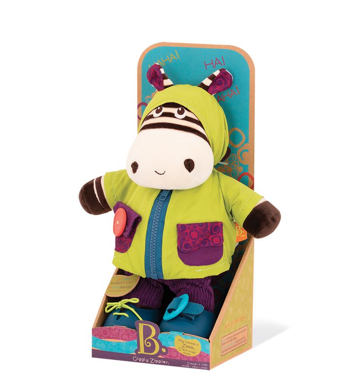 B.Softies – Giggly Zippies Zebb à habiller