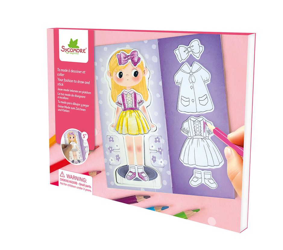Ta mode à dessiner et coller
