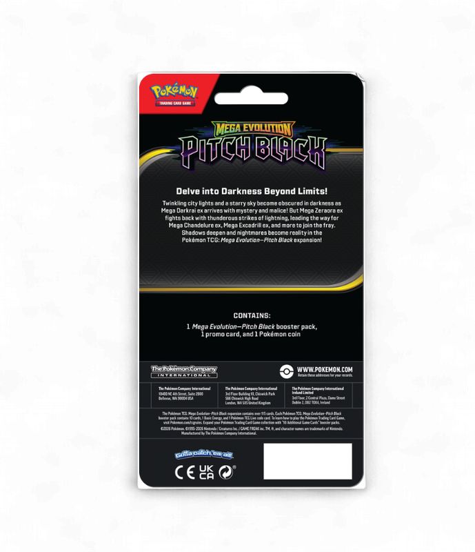 Pokémon Mega evolution #ME05 Pitch black Slowpoke Checklane Blister pack (Anglais)