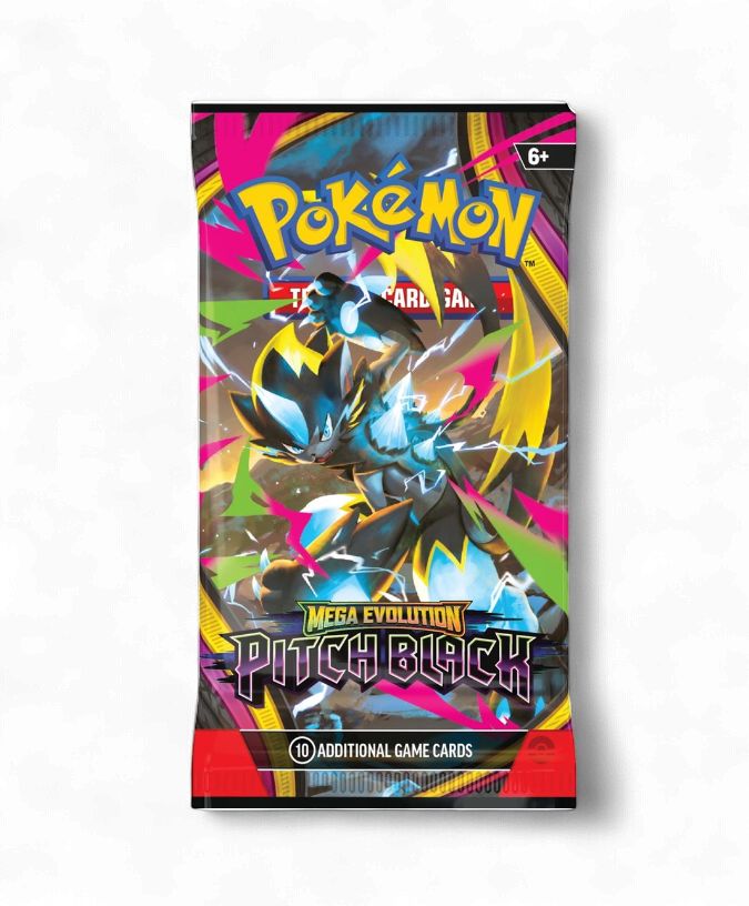 Pokémon Mega évolution #ME05 Pitch Black Paquet Booster (Anglais)