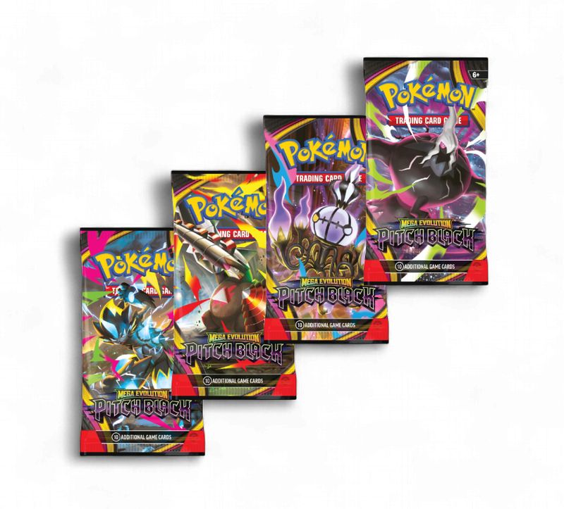 Pokémon Mega évolution #ME05 Pitch Black Paquet Booster (Anglais)