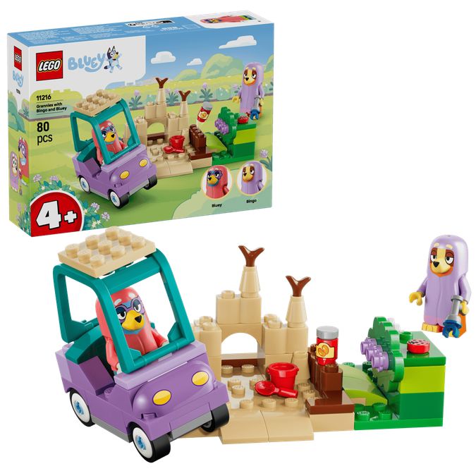 Lego Bluey 11216 - Les grand-mères avec Bingo et Bluey