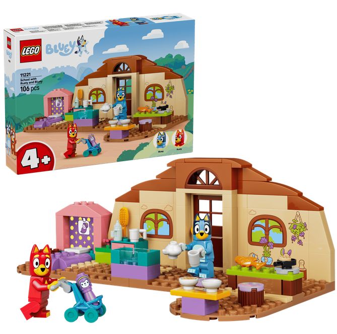 Lego Bluey 11221 - L’école avec Rusty et Bluey