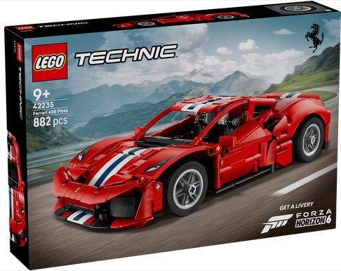 Lego Technic 42235 - La voiture Ferrari 488 Pista