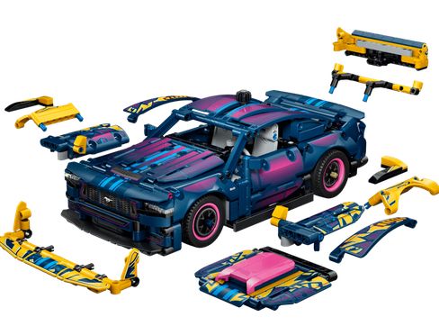 Lego Technic 42236 - Le garage de personnalisation pour voiture Ford Mustang GT
