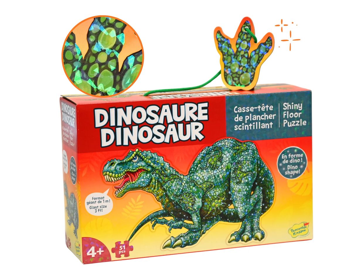 Casse-tête de plancher 51 pièces - Dinosaure T-Rex
