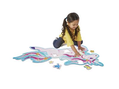 Casse-tête de plancher 44 pièces - Licorne