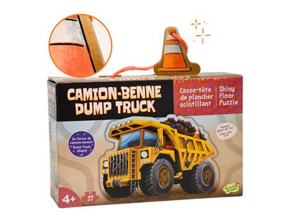 Casse-tête de plancher 49 pièces - Camion benne