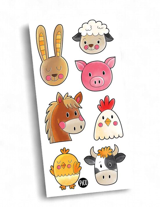 Pico tatoo - Les animaux de la ferme
