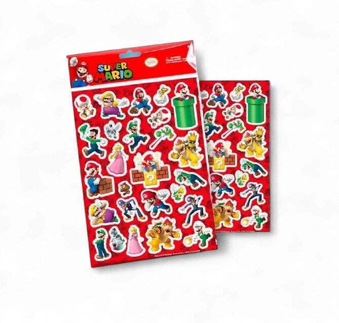 Super Mario - Autocollants relief 3D