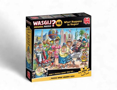 Casse-tête 1000 pièces Wasgij Original 48 - Ce qui se passe à Vegas