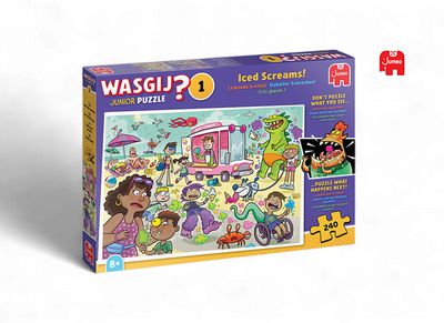 Casse-tête 240 pièces Wasgij Junior 1 - Cris glacés!