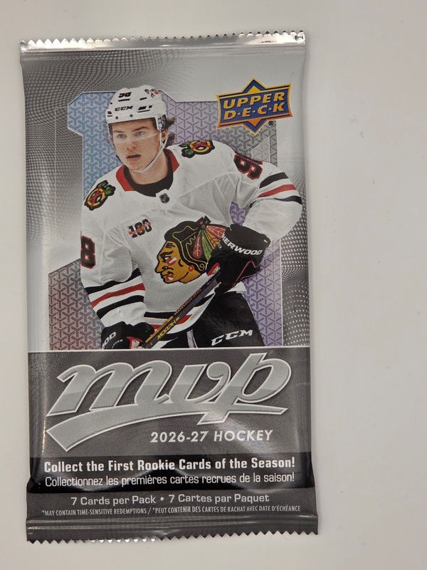 2026-27 Upper Deck MVP Hockey Retail Box